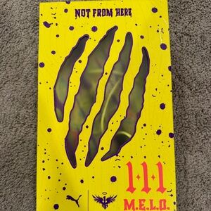 Puma MB.03 Spark JR (Safety Yellow / Purple Glimmer) – Youth Size 6 USED